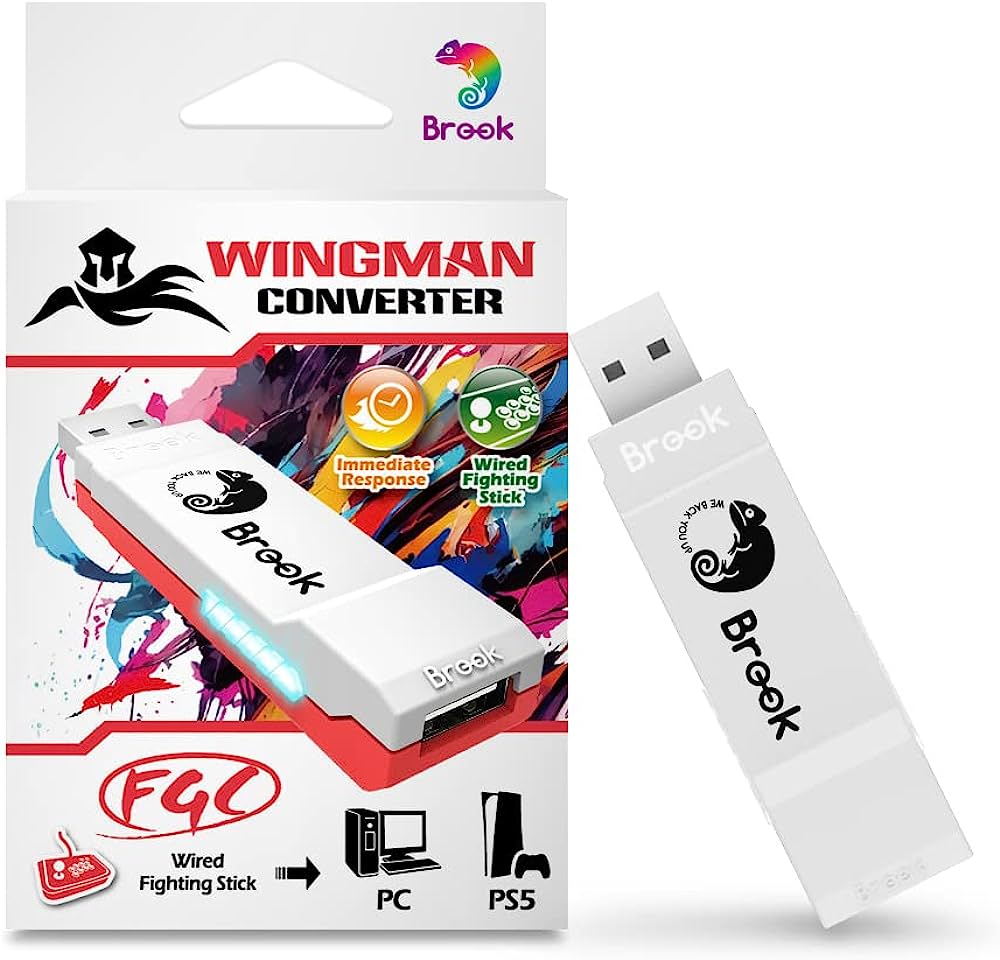 Brook Wingman FGC (Playstation 5/PC Adapter) – Kombox Gaming