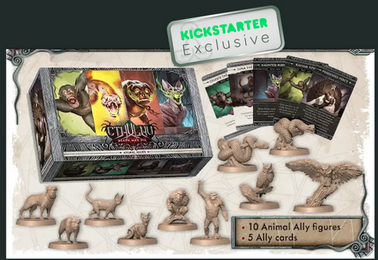 Cthulhu Death May Die Extension Animal Allies de CMON Kickstarter