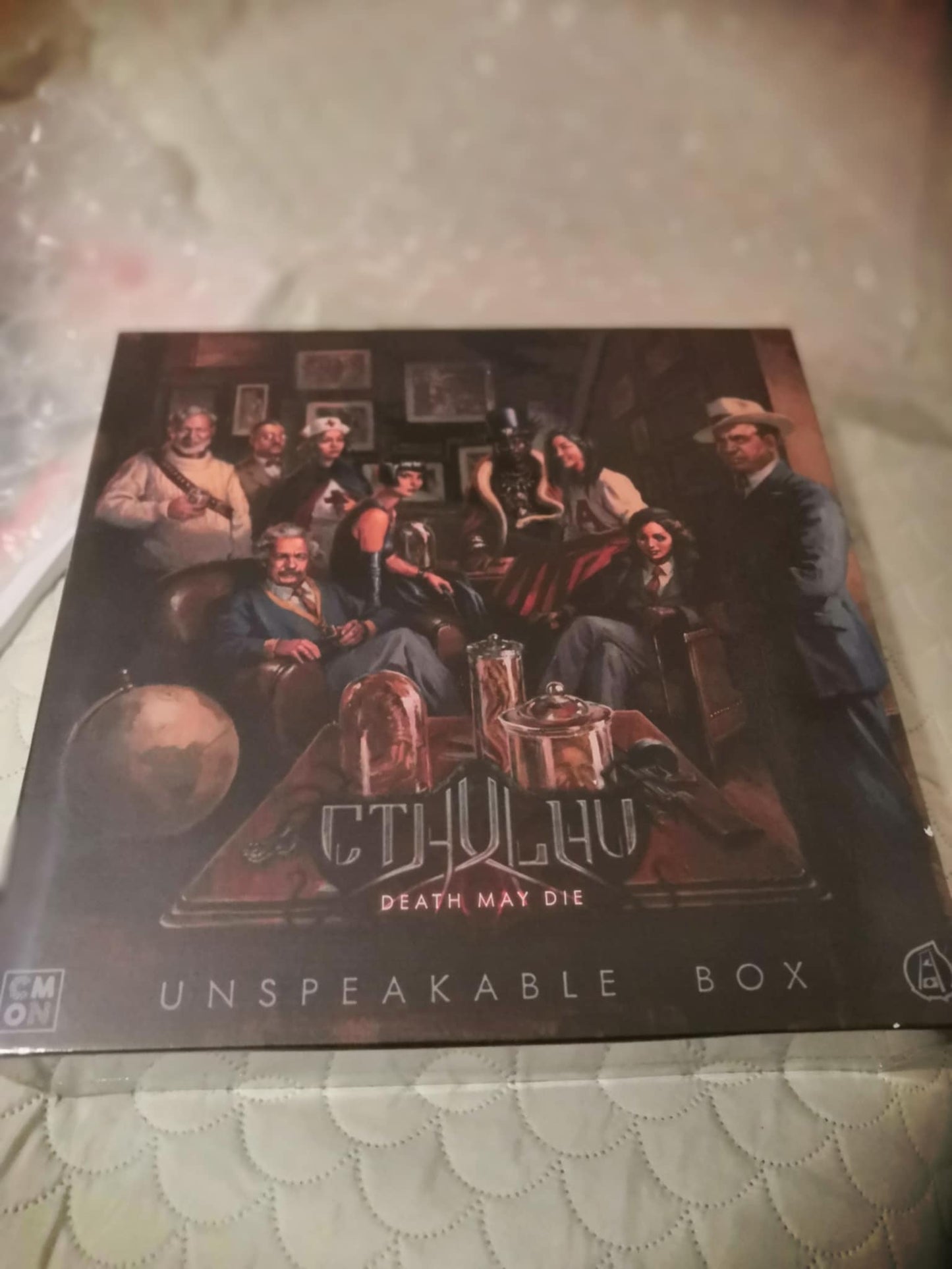 Cthulhu: Death May Die Unspeakable Box CMON Kickstarter